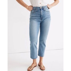 Madewell Curvy classic straight jeans